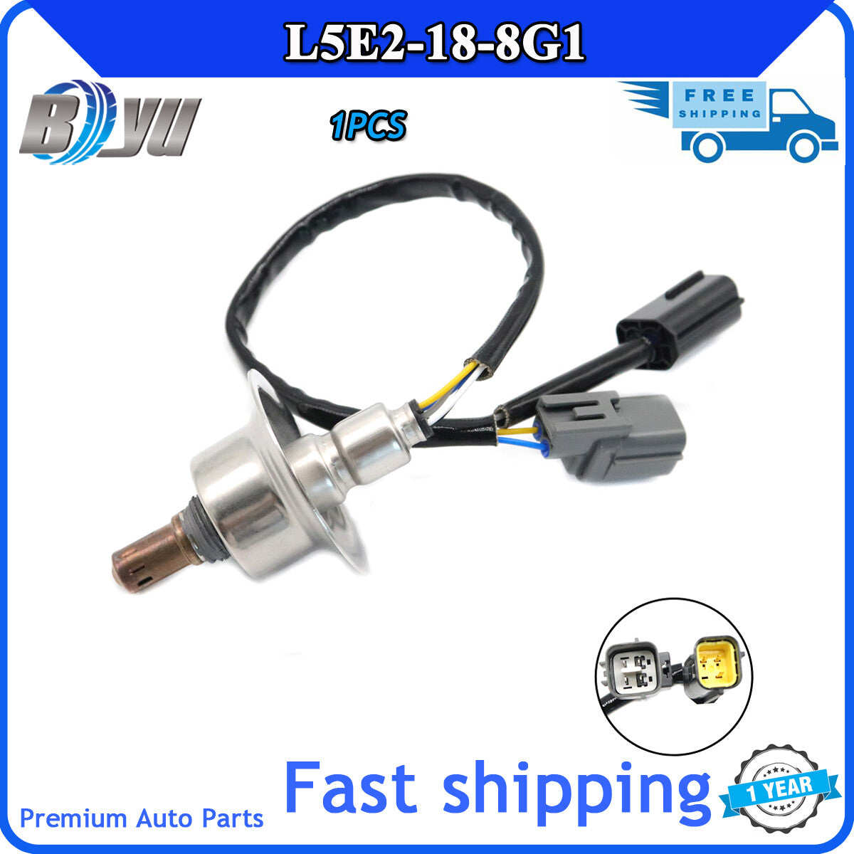 Suitable for Mazda 5 2.5L L4 2012-2015 234-5077 Front Oxygen Sensor L5E2-18-8G1 1PCS v