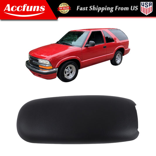 Black Center Console Lid New 925-002 15718163AM Fit For 1998-2004 for Chevy Blazer n