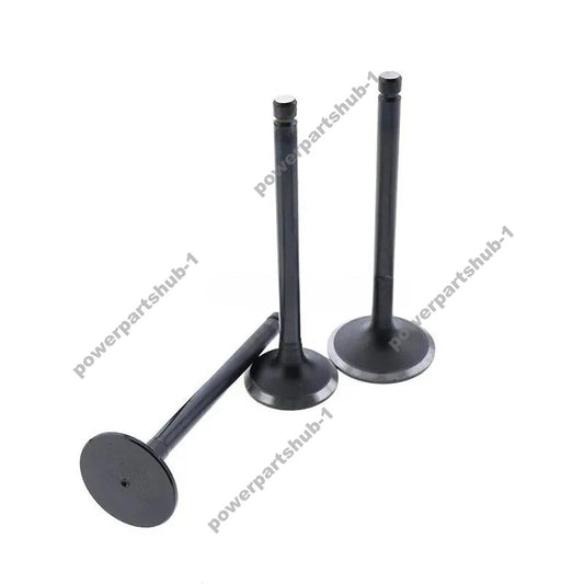 3pcs Exhaust Valve For Komatsu PC30 Engine 3D84-1