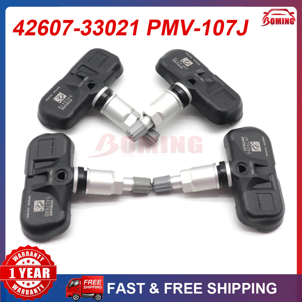 4PCS NEW TIRE PRESSURE SENSOR TPMS for Toyota for Lexus for Scion PMV-107J 42607-33021