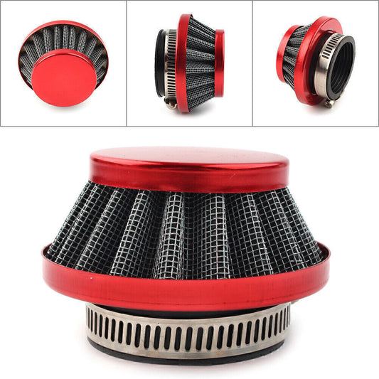 For 47 49cc 2 Stroke for Mini Dirt Pocket Bike ATV Quad 42 44mm Red Air Filter Q
