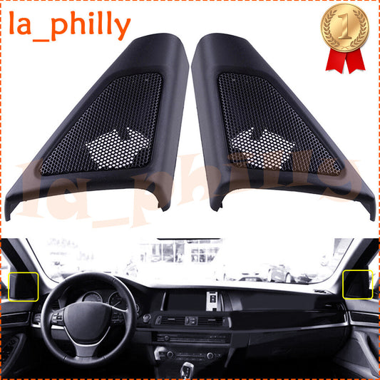 2pcs LeftRight for BMW F10 M5 550i 535i 528i 2011-16 Tweeter Speaker Cover Cap Q