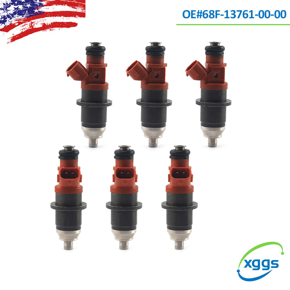 6 E7T25071 units of HP fuel injectors 68F-13761-00-00 for Yamaha outboard HPDI 150-200 engines.