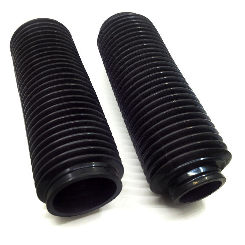 2-Piece Set with Fork Dust Cover, Leg Wrappers, Shock-Absorbing Rubber Suitable for Motorcycles, Scooters, Off-Road Bikes - n