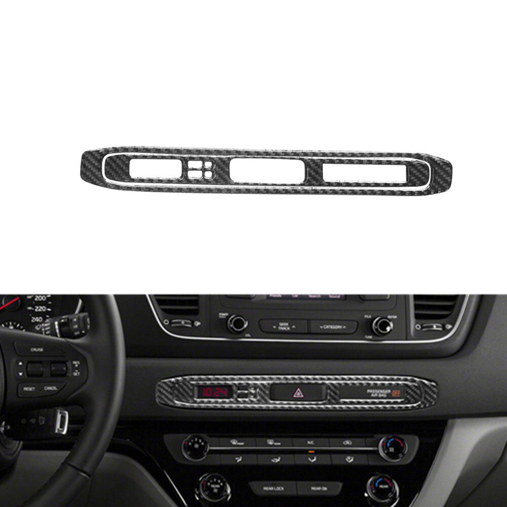 Carbon Fiber Central Gear Shift Out Frame Cover Trim for RAM Promaster 2014-2021 v