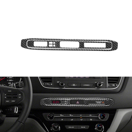 Carbon Fiber Central Gear Shift Out Frame Cover Trim for RAM Promaster 2014-2021 v