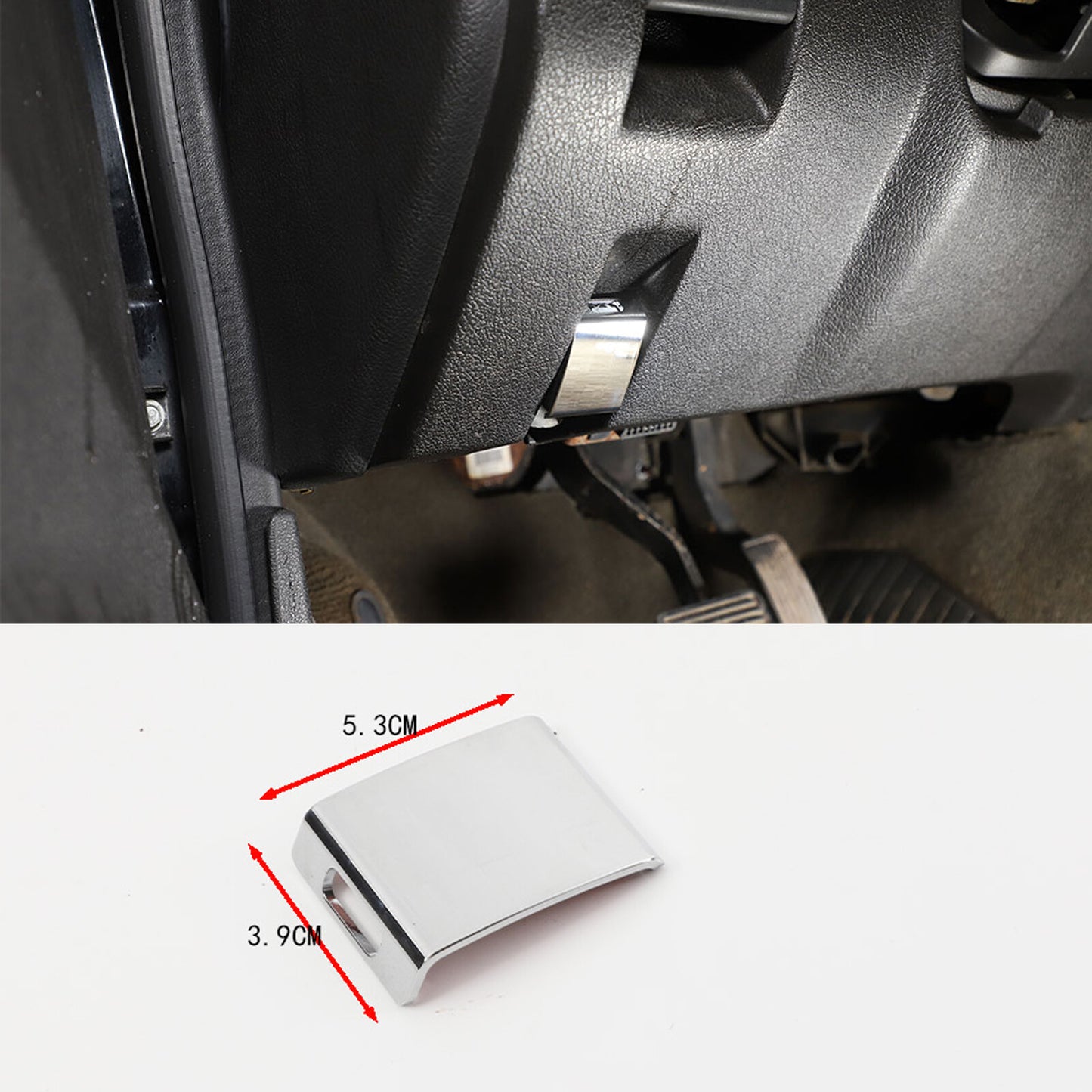 Stainless steel capped switch cover suitable for HUMMER H3 2006-2010- n
