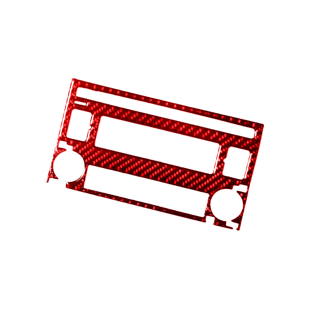 Red Carbon Fiber Radio With CD Player Type B Trim for Hyundai Azera 2006-2011