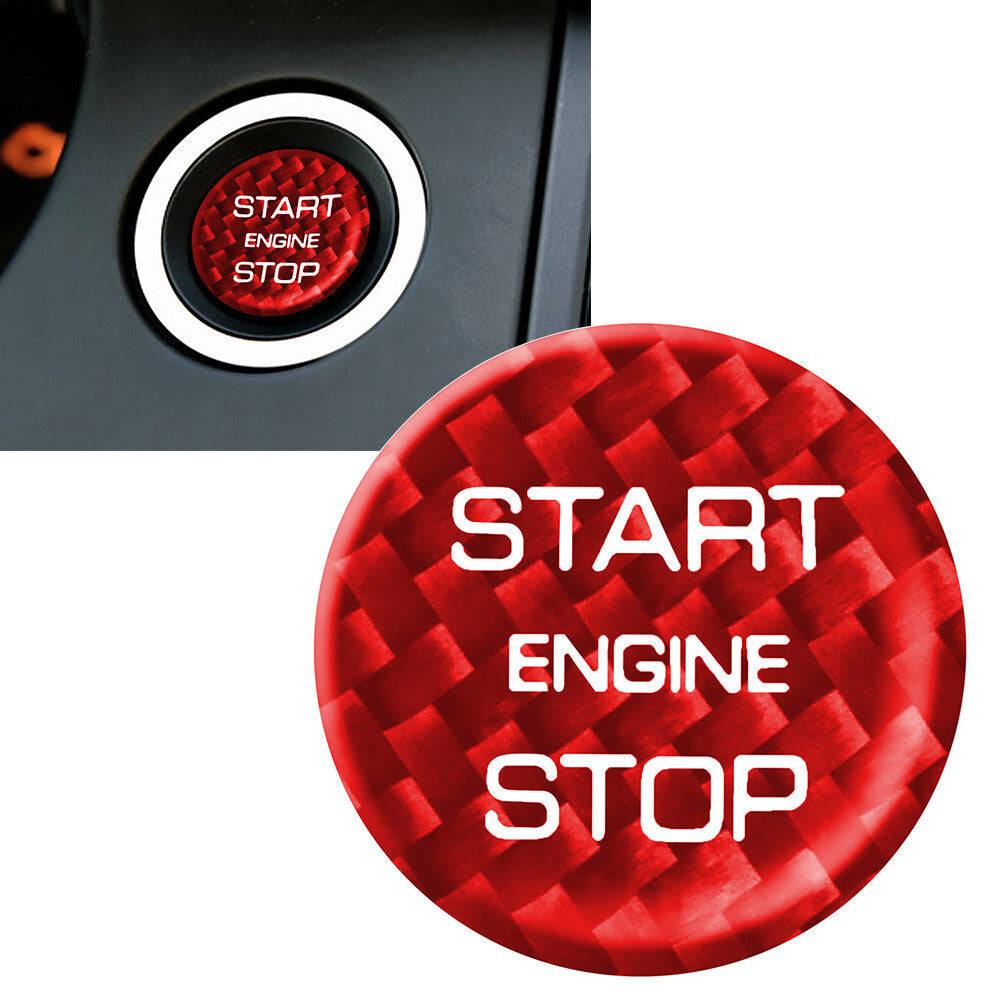 Motor Start Stop Button Trim Auto F¨¹r for Land Rover Discovery Sport 2016-2019 Rot