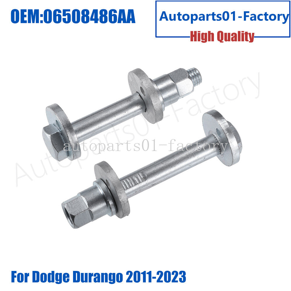 2PCS Rear Toe Link Alignment Bolts 06508486AA for Dodge Durango 2011-2023