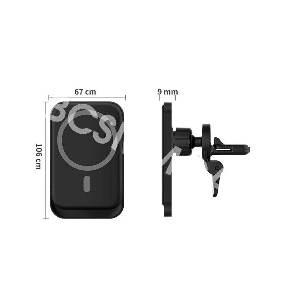 Car Air Vent Phone Holder Stand Wireless Charger Mount For Apple iPhone 14 13 12