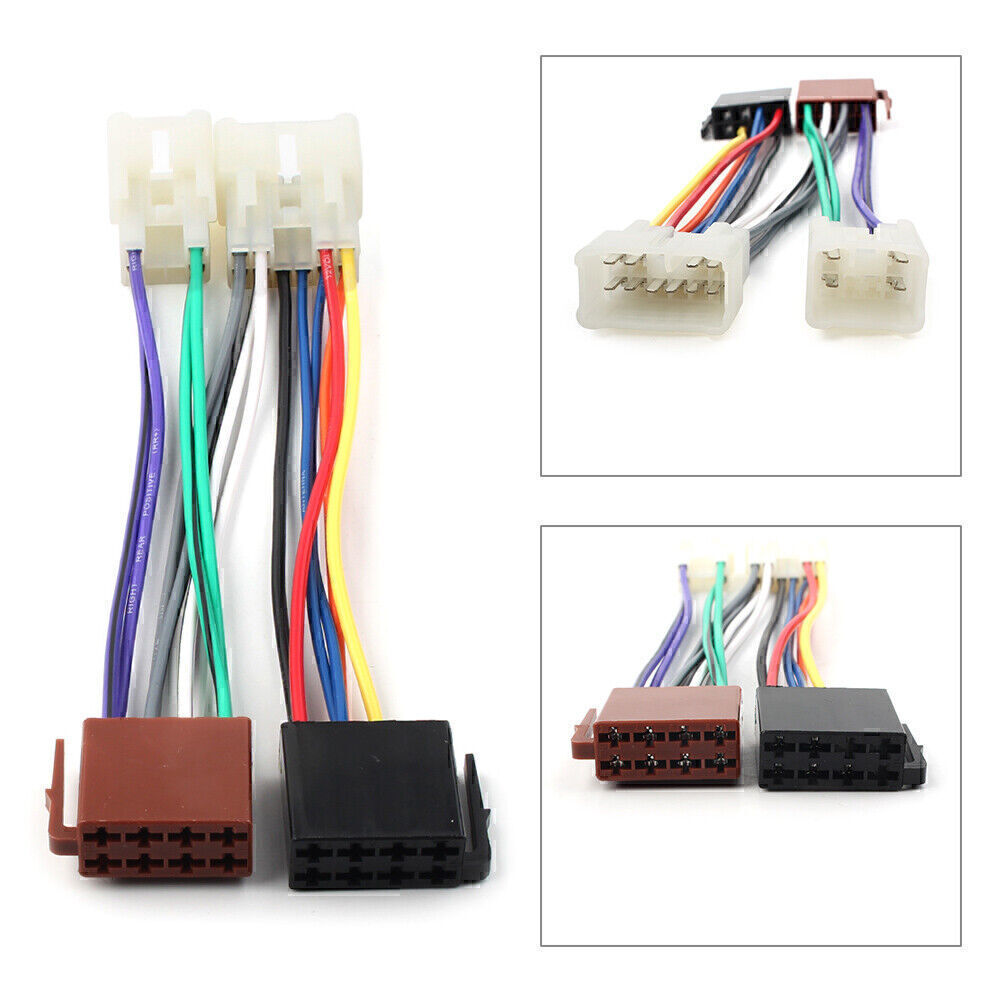 Car Stereo Double Din Dash Facia Fascia Kit + ISO Wiring Harness for Toyota