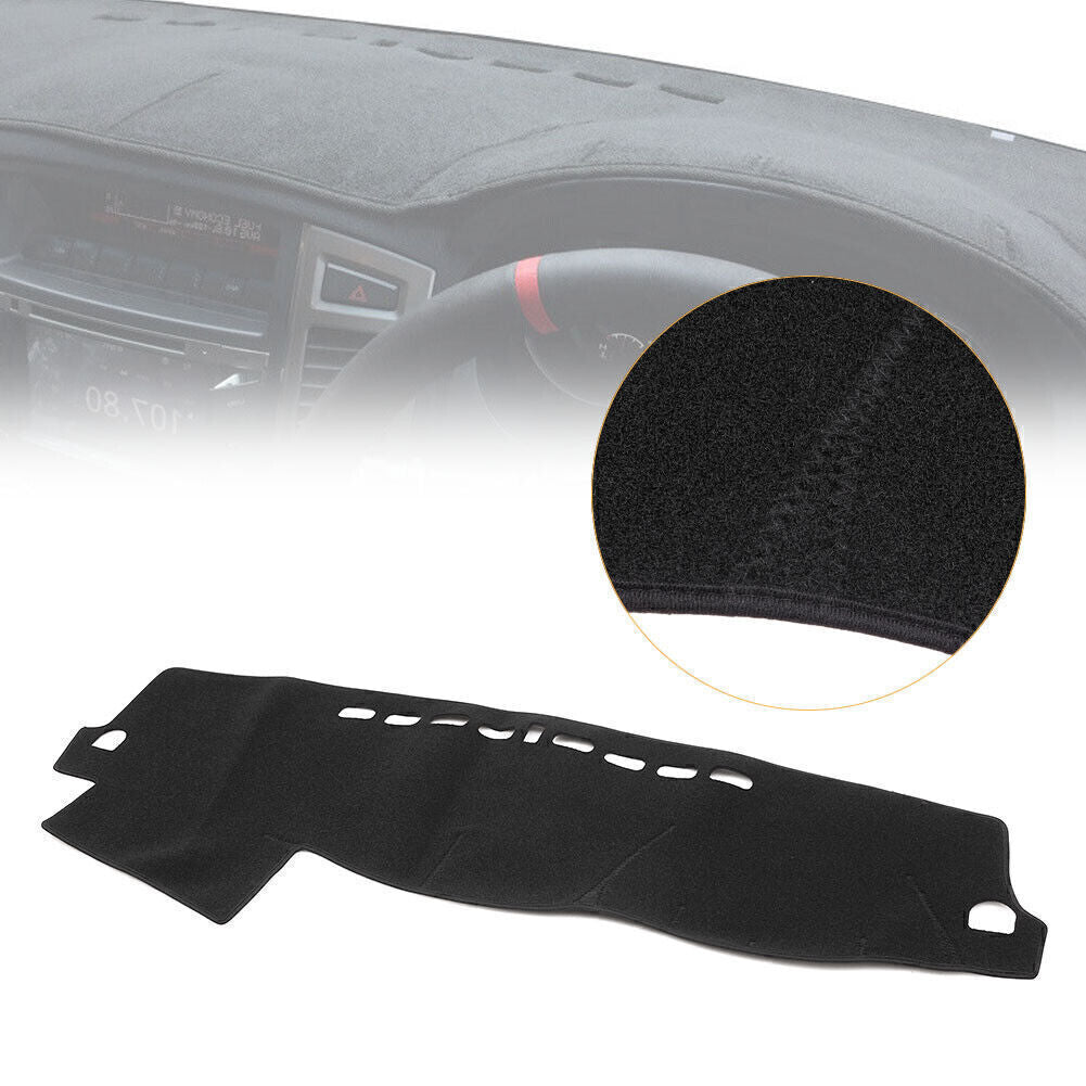 Dashboard Dash Cover Mat Pad Interior Dashmat for Mitsubishi Pajero 08-16 Black