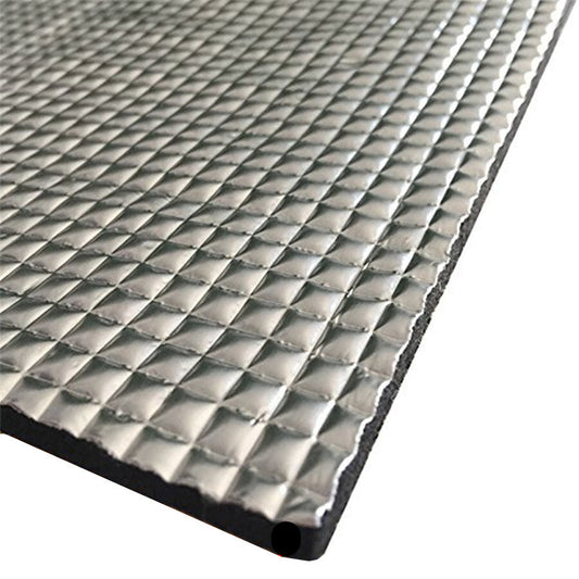 Hood Exhaust Heat Shield Mat Muffler Hood Insulation Car PE Aluminum Cotton Mat