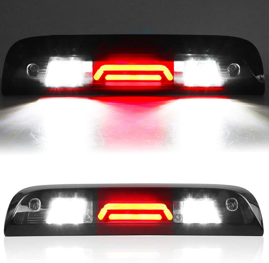 Smoke red color is suitable for 2014-2019 for GMC for Sierra 1500 Cab LED third brake light/cargo light. n