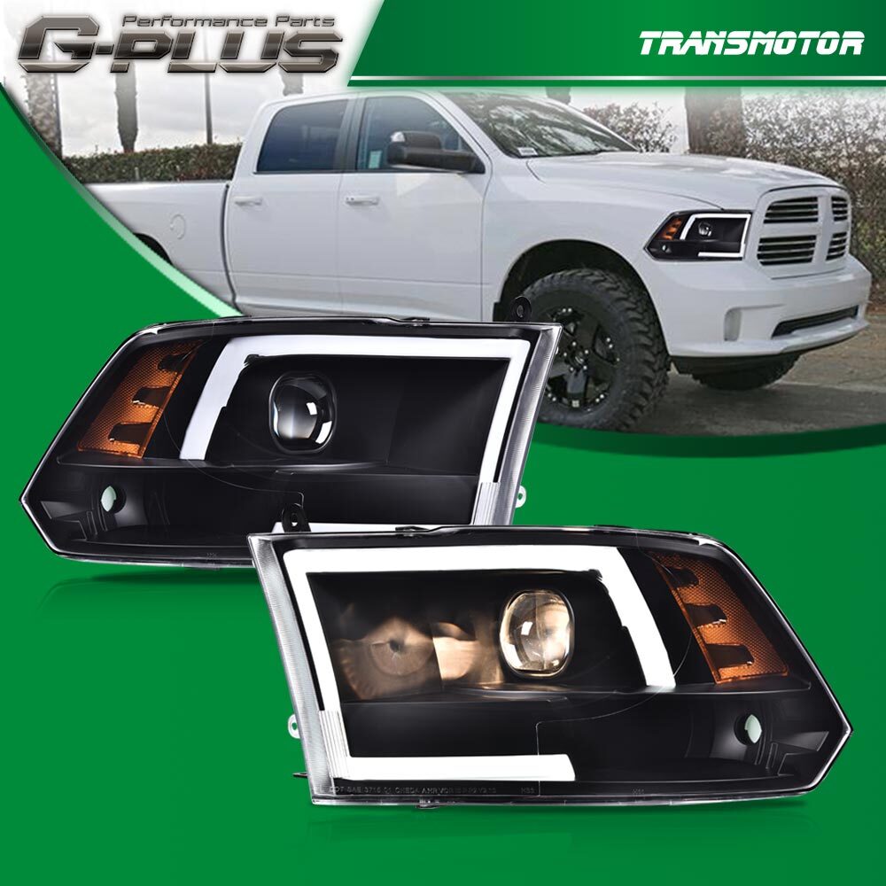 LED Tianlu DRL Suitable for Version 09-18 for Ram 1500 2500 3500 Black Cedar
