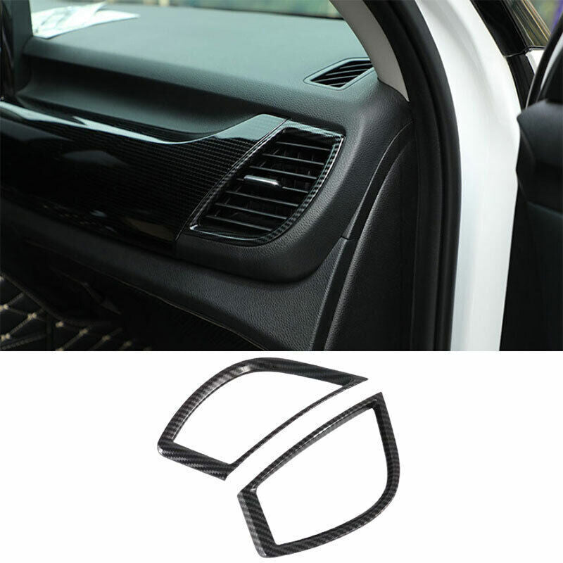 for Honda Accord 2014-2015 Carbon Fiber Front Headlight Lamp Cover Molding Trim v