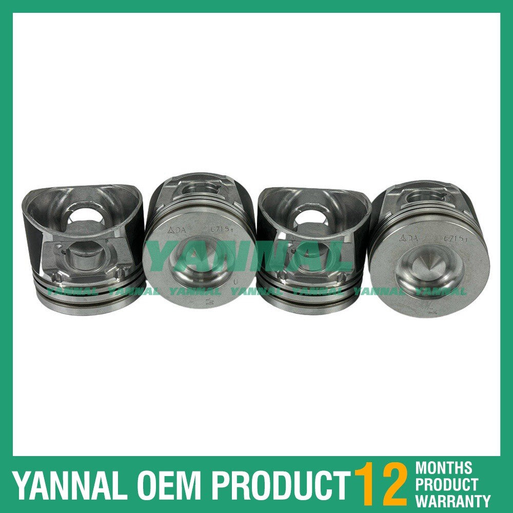 4X 0428-6721 0417-3414 Piston std size 93.7 mm suitable for Deutz BF4L 2011 engine