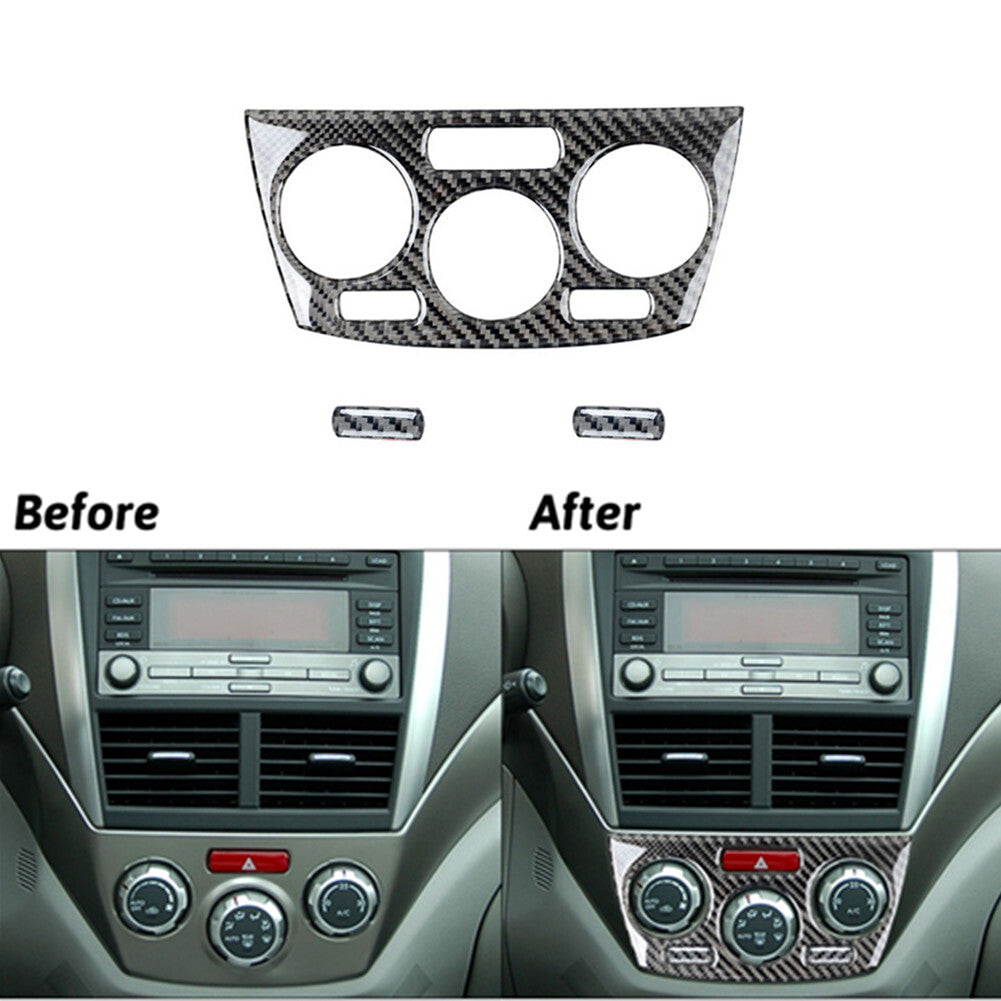 5Pcs Red Carbon Fiber Ineterior Speedometer Cover Trim For Fiesta 2011-2015 v