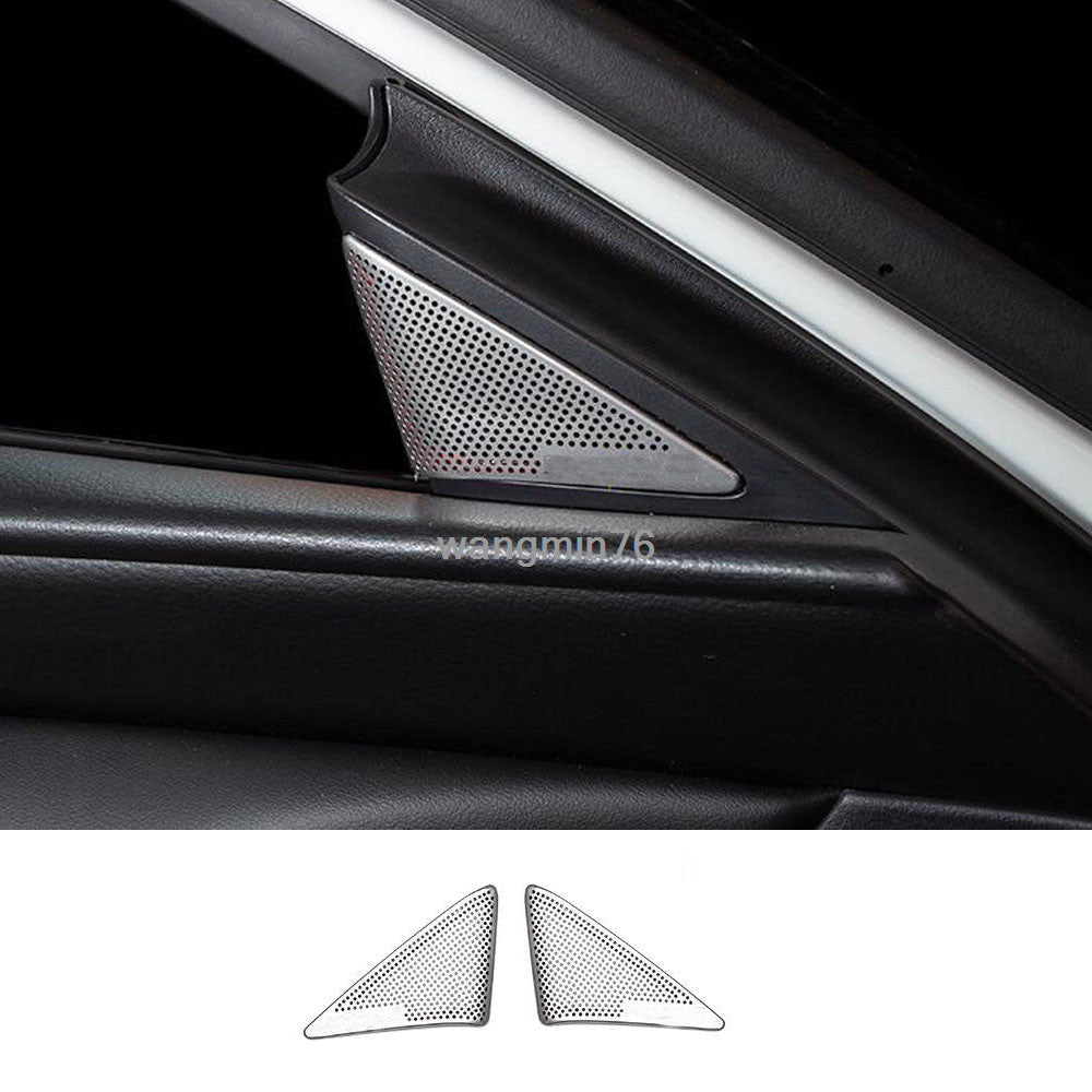 Matte Silver Window Lift Switch Button Panel Trims For RAV4 2019-2023 v