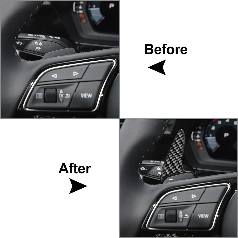 Steering Wheel Shift Paddle Extension for Audi A3 A4 A5 A7 Q3 Q7 S4 S5 S8