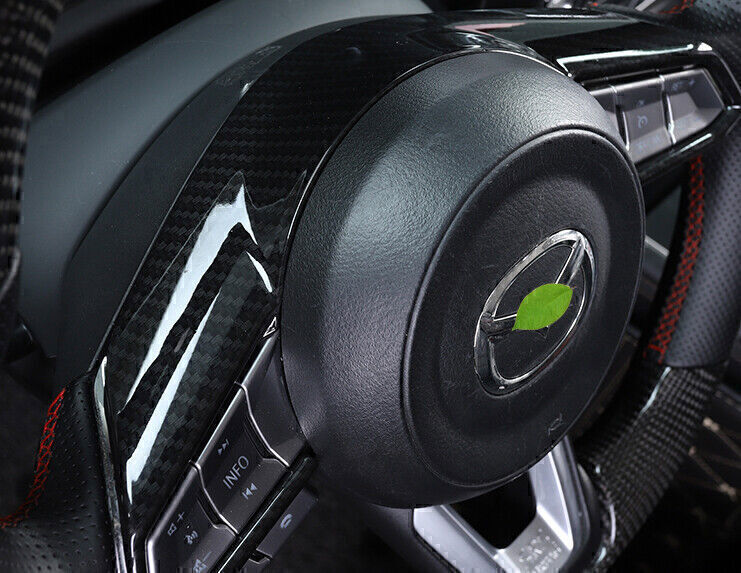 for Mazda CX-5 17-24 Carbon Look Steering Wheel Control Button Frame Cover Trim