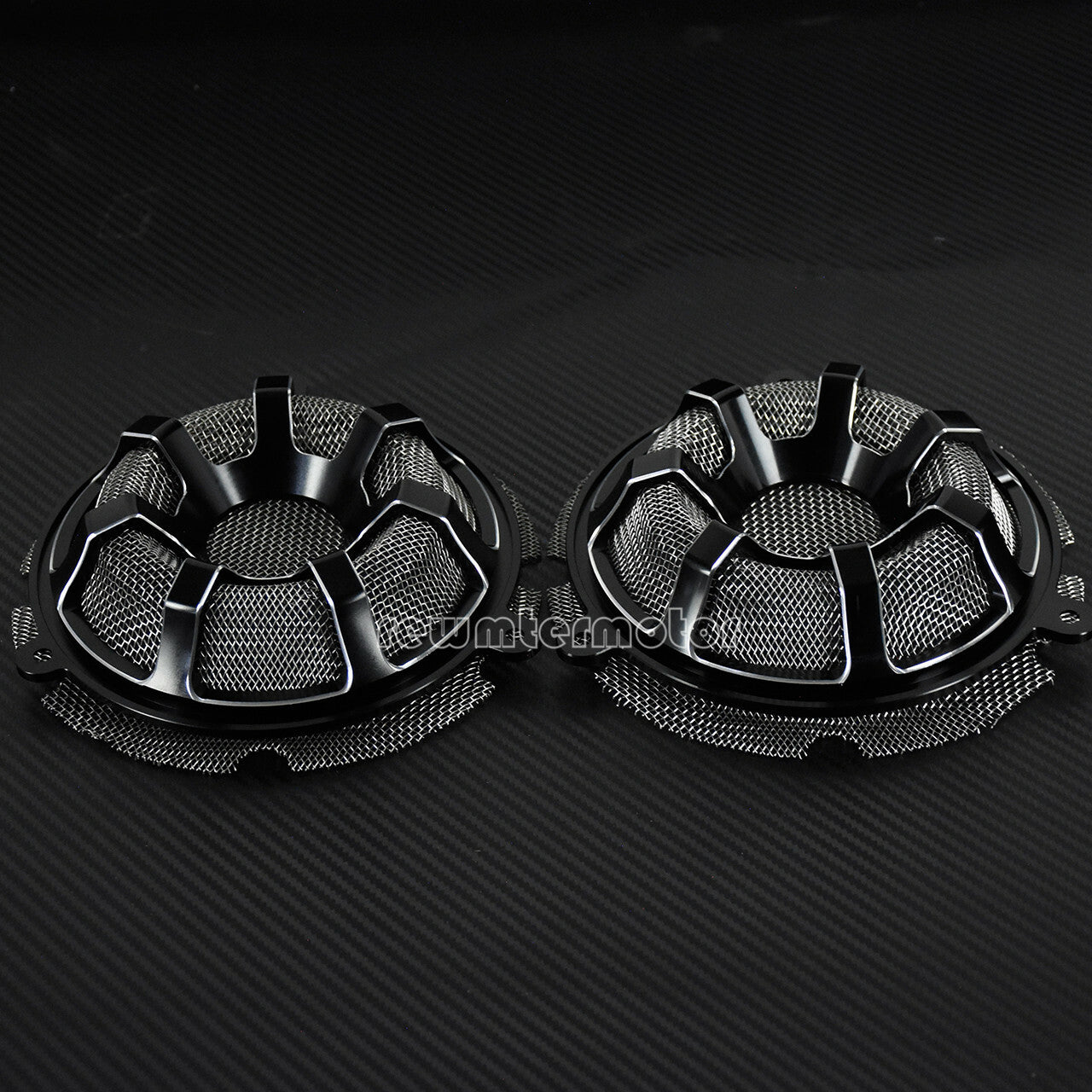 Contrast Cut Front Speaker Grill Masks Cover Fit for Harley Touring CVO 2014-19 Q