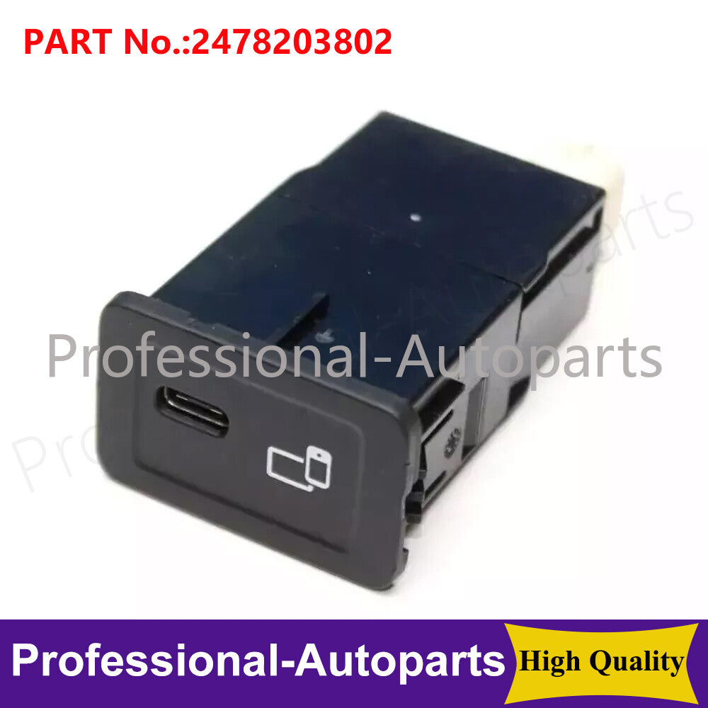 2478203802 USB Type-C interface for Mercedes-Benz GLA B GLB
