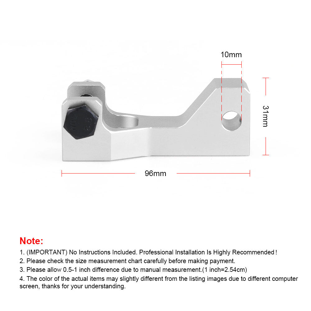 Adjustable ATV Front and Rear Lowering for Yamaha YFM350 660R 700 Silver