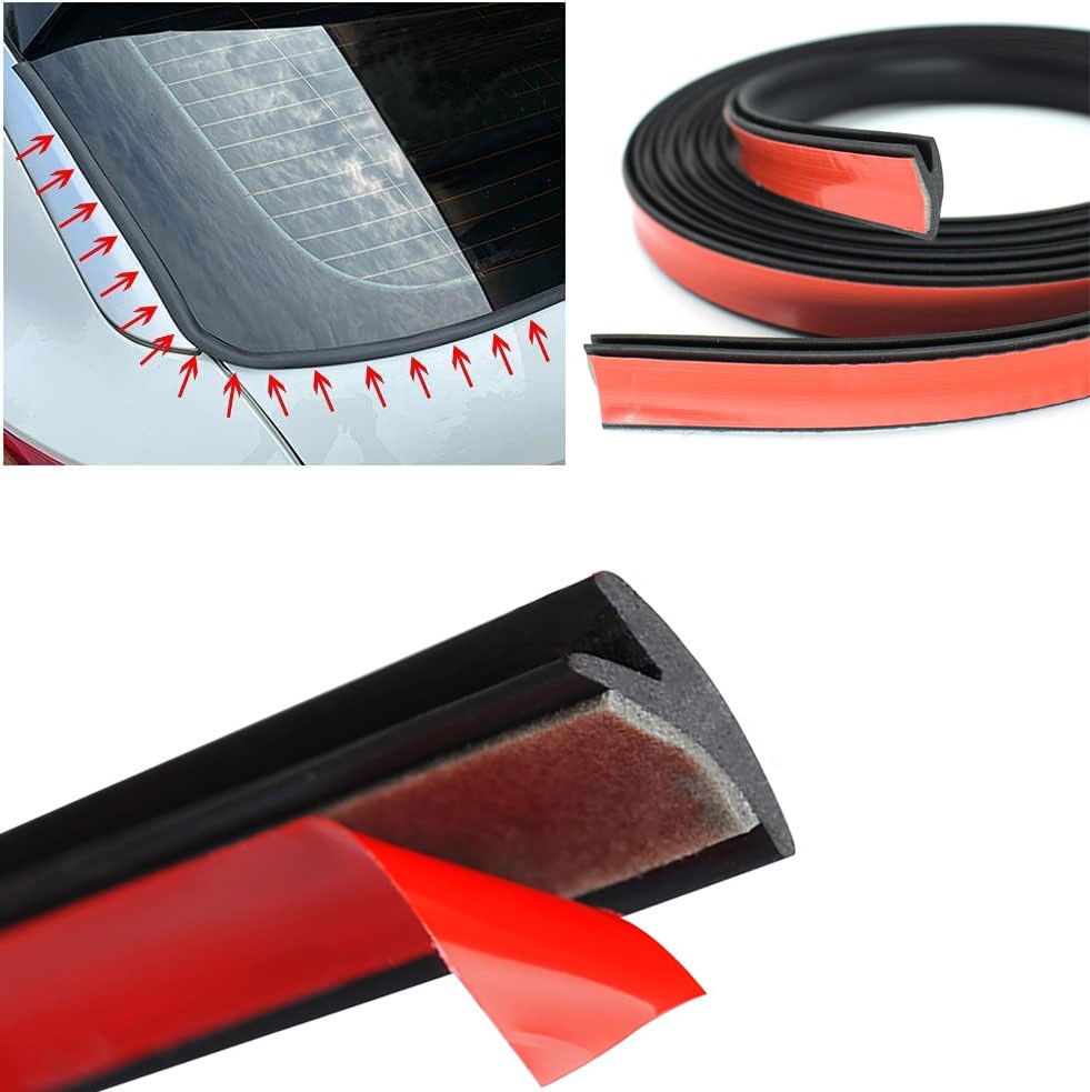 for Honda CRV 2010+ Car Rear Windshield Weather Stripping Seal Y-Shaped Rubber Q