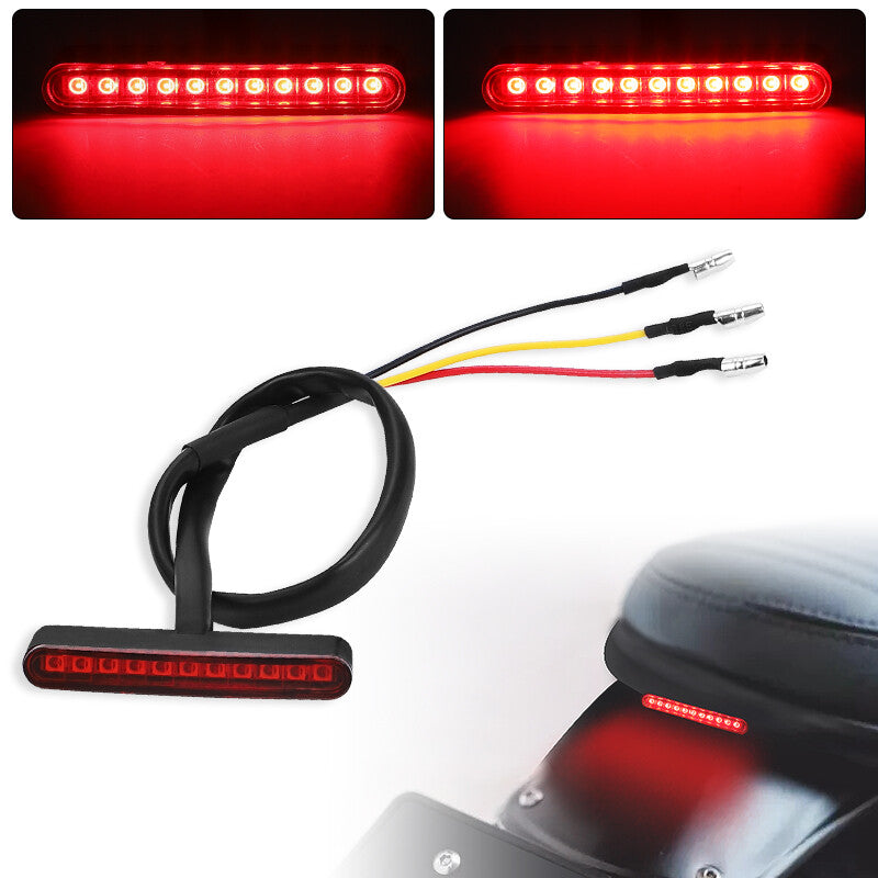 12V 11 LED for Mini Motorcycle Tail Light Bike Rear Running Stop Brake Bright Lamp