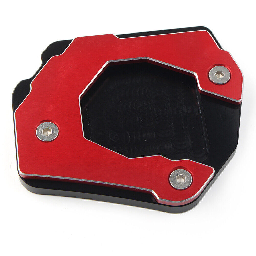 CNC Kickstand Foot Side Stand Extension Plate Pad Fit for BMW F800 GS/ADV 15-17 Red Q