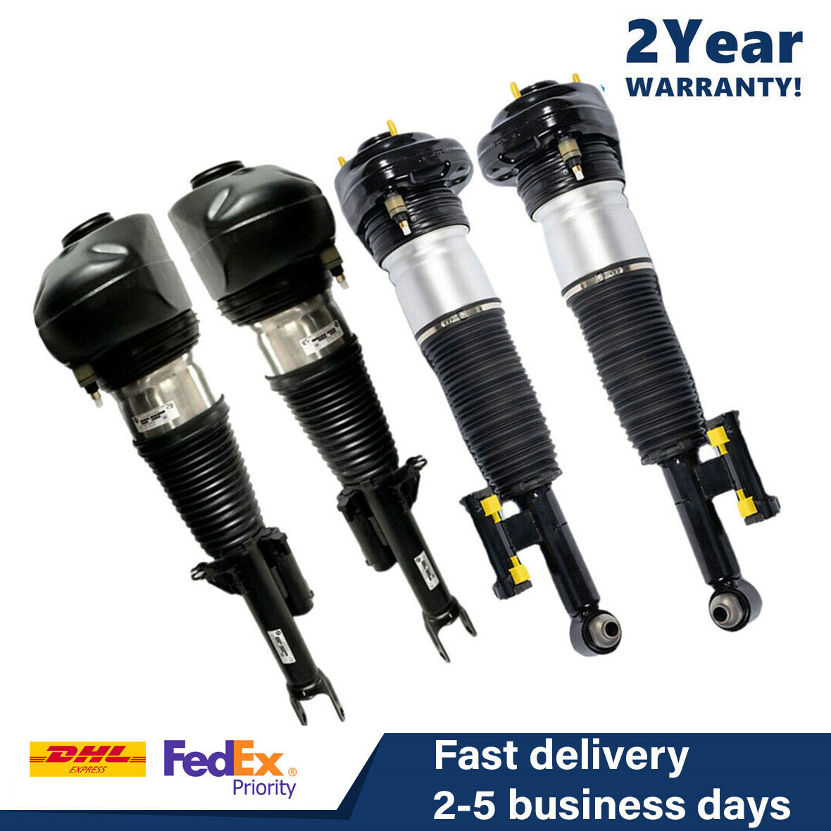 4PCS Front+Rear Air Suspension Shocks Fit for BMW 7-Series G11 G12 730i 740i 2016