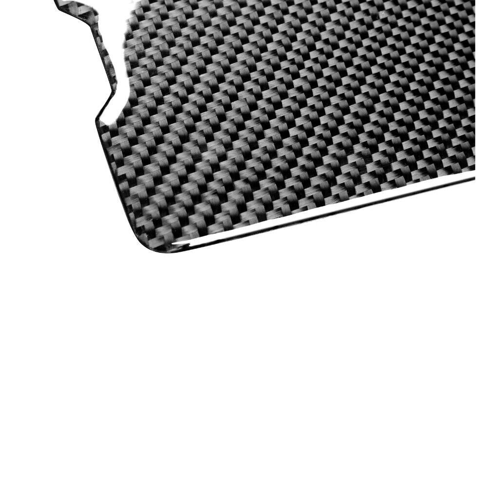 Carbon Fiber for Co -pilot Storage Box Panel Cover Trim For Lancer 2008-15 n