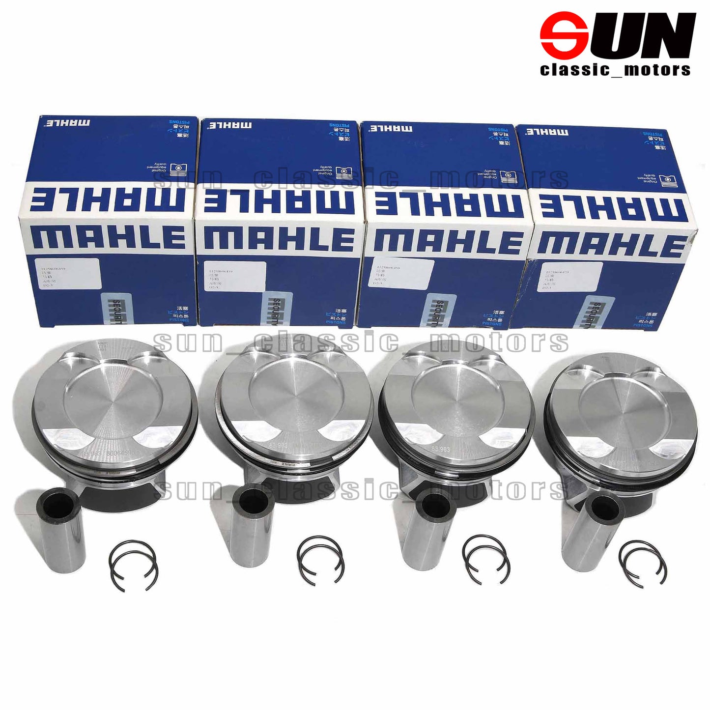 Pistons Rings Set mast 82mm compatible with W212 C200 C250 E250 1.8T 1193