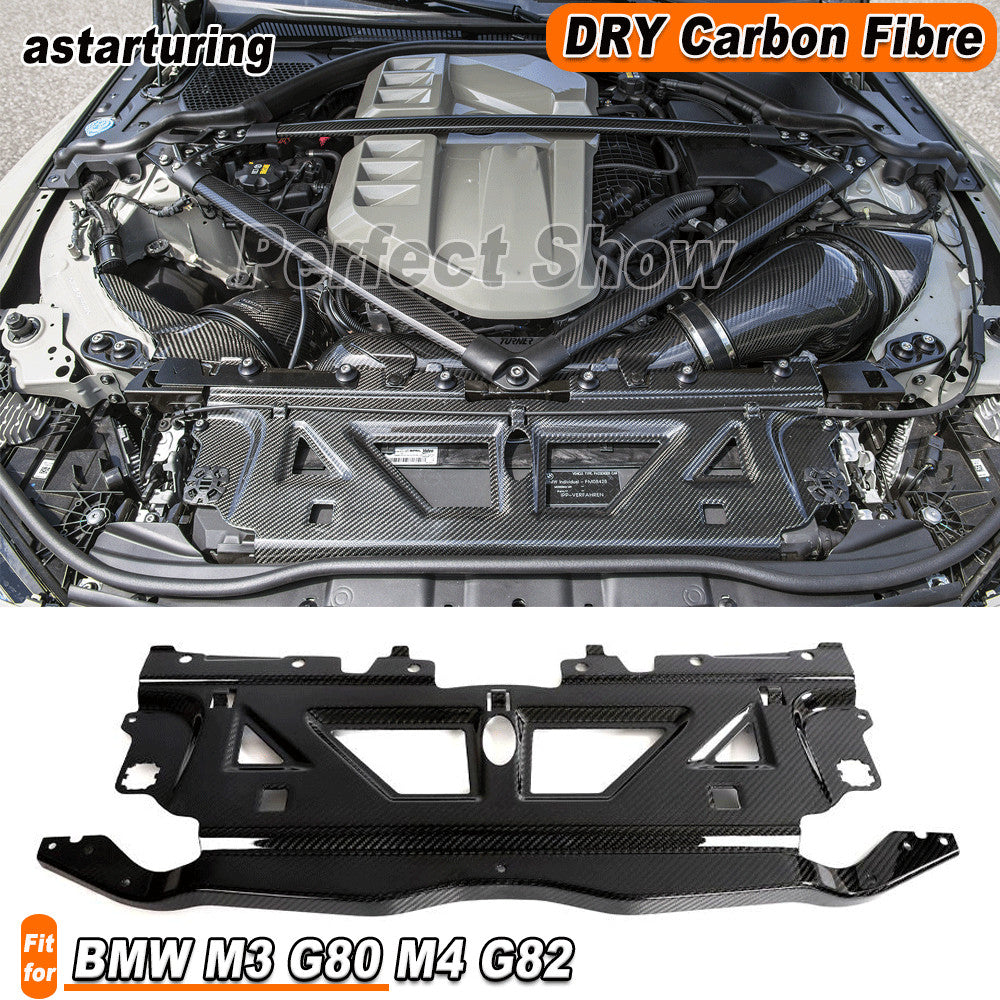 for BMW M3 G80 M4 G82 Dry Carbon Replacement Radiator Cooling Shroud Slam Panel