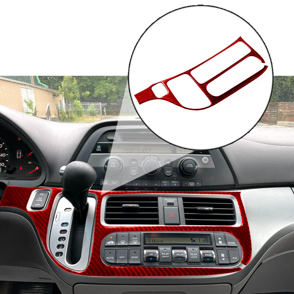 17Pcs Carbon Fiber Full Interior Kit Cover Trim For Lancer 2008-2015 v