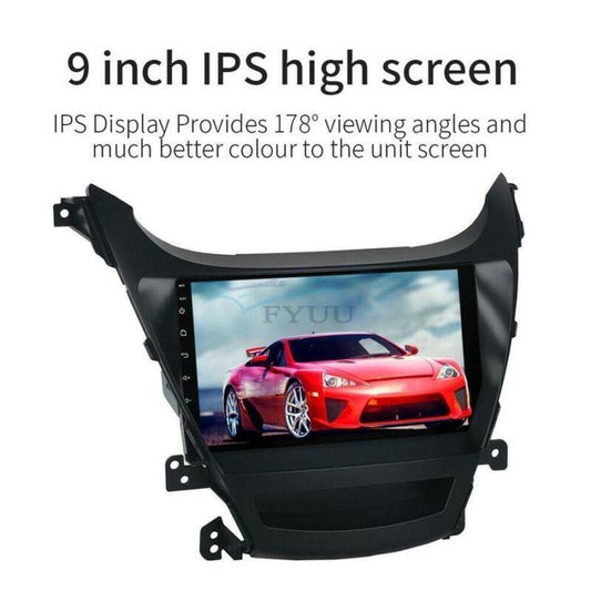 WIFI, Android 9.1, 2G+32GB, 9-inch car stereo radio, GPS, BT compatible with for Hyundai for Elantra 2014-16 n