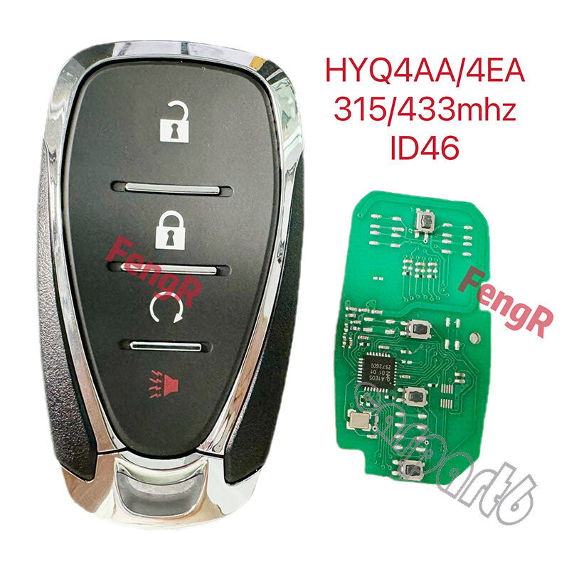 NEW 4 BUTTON REMOTE START for SMART KEY FOB 13529664 FOR 2017-2021 for CHEVROLET BOLT Q