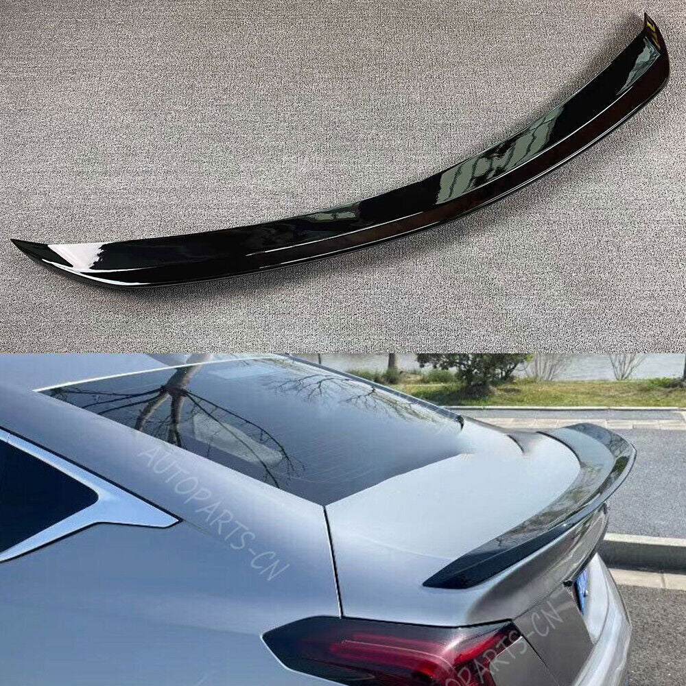 for Cadillac CT5 CT5-V Blackwing 2020-2023 Piano Black Rear Trunk Spoiler Wing
