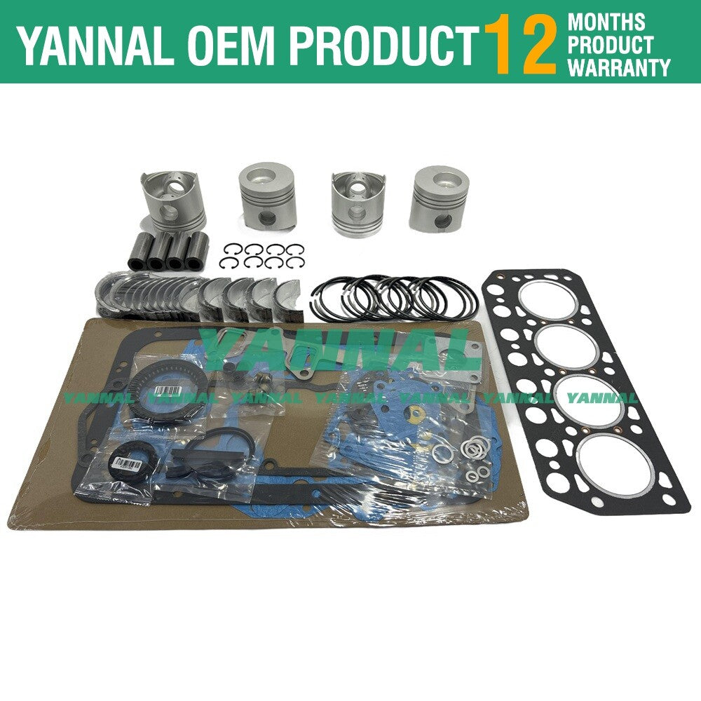 K4D overhaul piston gasket kit for MT2201D D2001 tractor engines -