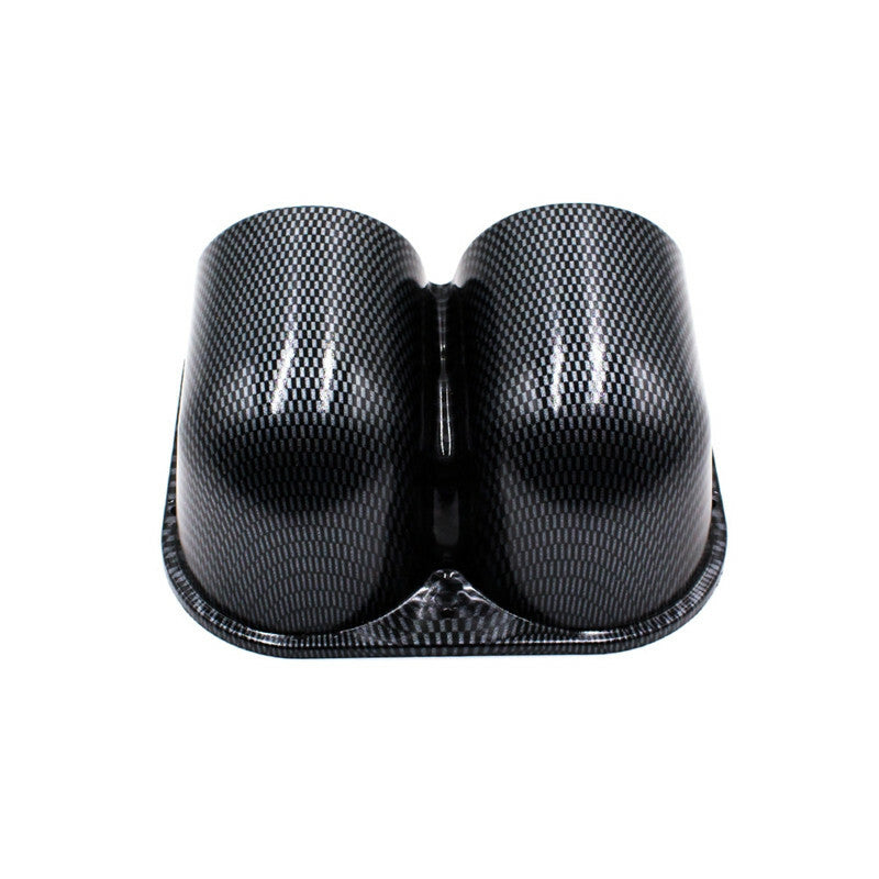 Carbon 52mm Universal Dual Hole Dash Gauge Meter Pod Mount Holder Base Bracket