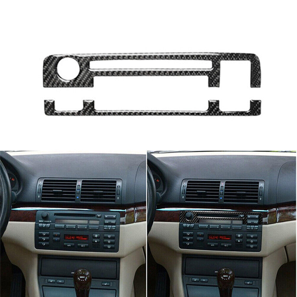 Carbon Fiber Window Switch Buttons Frame Trim For Explorer 2011-2014 Red v