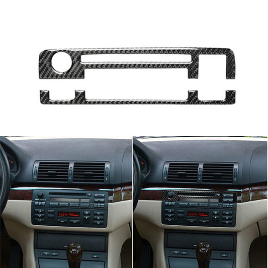 Carbon Fiber Window Switch Buttons Frame Trim For Explorer 2011-2014 Red v