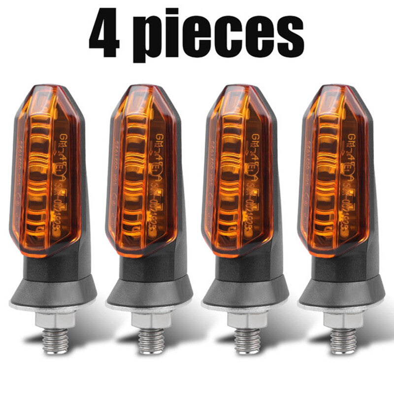 4pcs Motorcycle LED Turn Signal Blinker Light Indicator for Honda for Yamaha for Harley