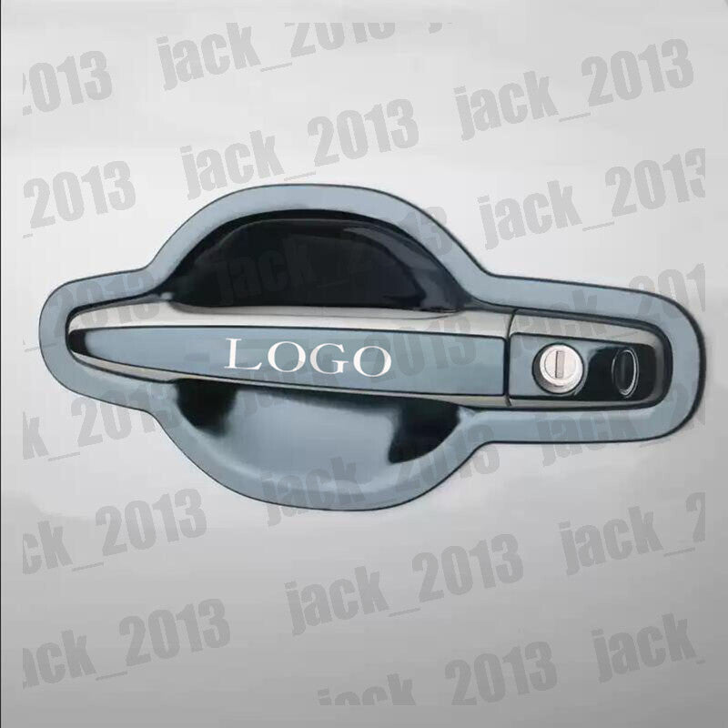 Stainless for Smart Key Car Door Handle Covers Trims for Mitsubishi Outlander Sport