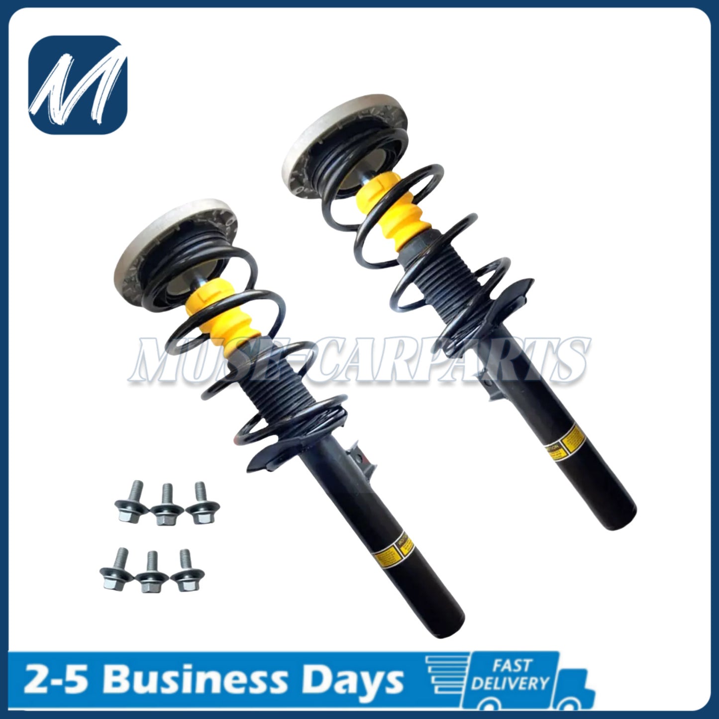 Two-piece rear shock absorber strut magnet for Chevrolet Camaro 2012-15 SS 14-17