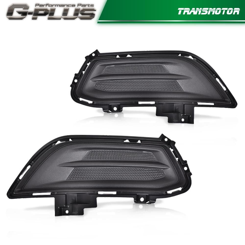 Fits for Fusion 2013 - 2016 front bumper fog lamp cover left and right 1 pair - v