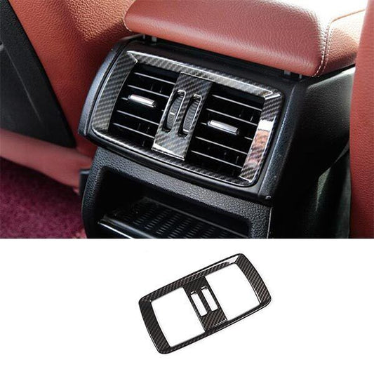 ABS Carbon Fiber Fit for BMW X3 F25 X4 2011-2017 Rear Air Outlet Vent Cover Trim