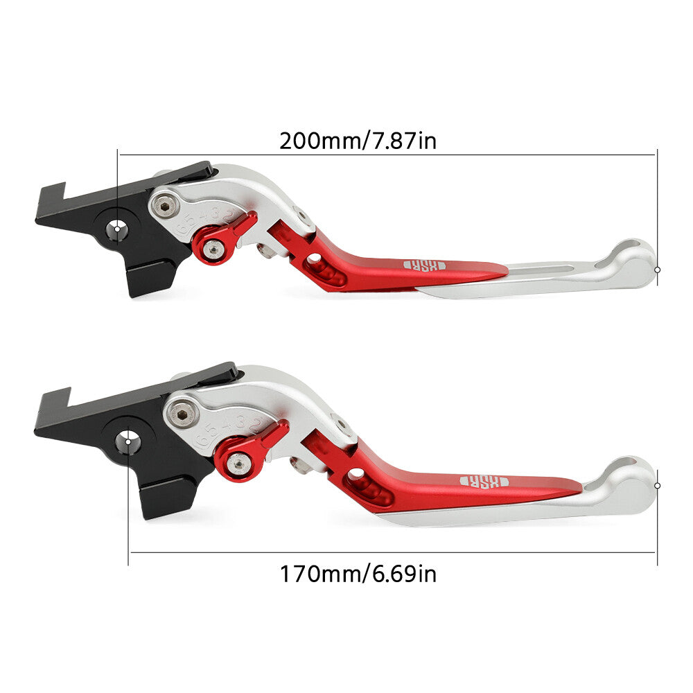 Folding Extendable Brake Clutch Levers for YAMAHA XSR700 XSR 900 16-2024 XSR900 Q